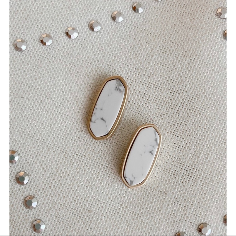 Brand new gorgeous marble earrings
